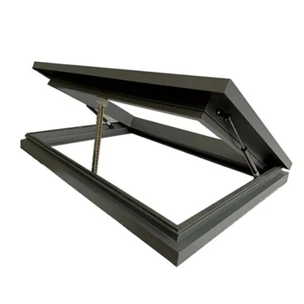 Customized Flat Roof Aluminum Skylight Insulating Glass for Horizontal Opening