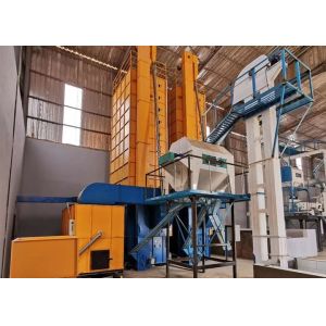 9.95kw 12000kg Raw Paddy Dryer Batch Type pollution proof Withou Paste