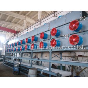 Flat Sheet Conveyor Type Batch Off Cooler Machine Rubber Cooling Line Customized