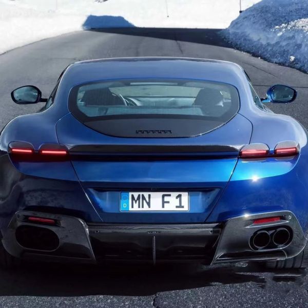 Quality For Ferrari Roma Carbon Fiber Body Kit Roma Upgrades Novit Style Carbon Fiber Front Lip Diffuser Spoiler Side Skirt Body Kit wholesale