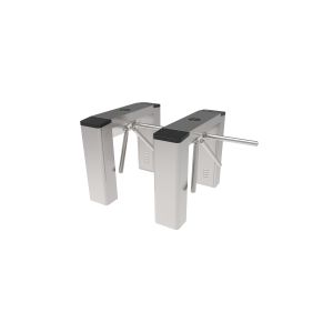 304 Stainless Steel Semi Auto Tripod Turnstile With Card Reading And QR Code