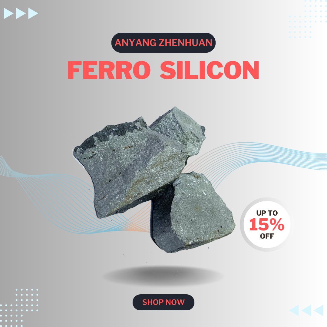China Metallurgical Material Ferro Silicon/ Ferro Silicon 72%/Ferro Silicon 10-50mm on sale
