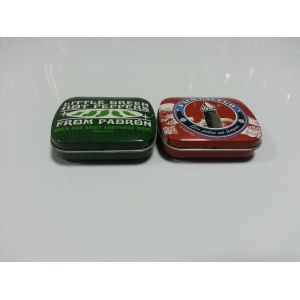 Square Euro Tin Containers With Plastic Insert Inside , Popular Items