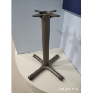 China Bar Metal Garden Table Legs Mild Steel Material 710mm Height Powder Coat Finish on sale