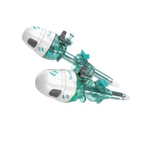 Disposable Plastic Hasson Trocars Blunt Tip Trocar With Suture Pile