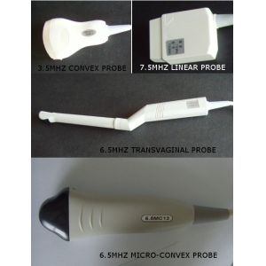 Portable Pregnancy Ultrasound Scanner with Abdominal Convex Transvaginal