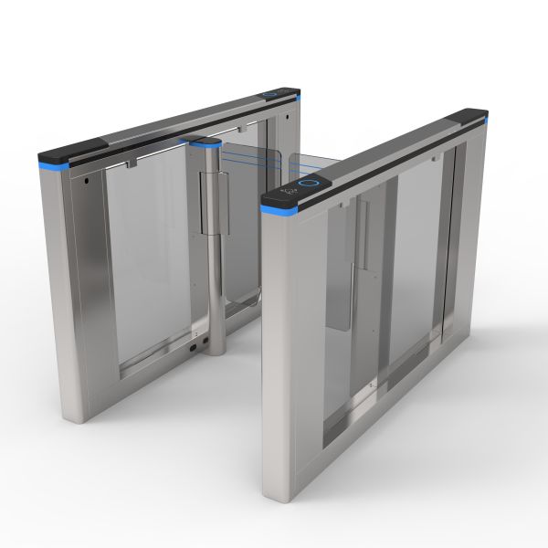 Quality KOMAI 12v Dry Contact Speed Gate Turnstile With Card Reader wholesale