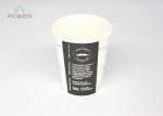Custom Printed Single Wall Paper Cups Multiple Sizes Eco Friendly Printing