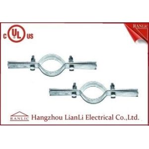 Electro Galvanized Rigid Conduit Fittings Steel Riser Clamp With Screw And Nut