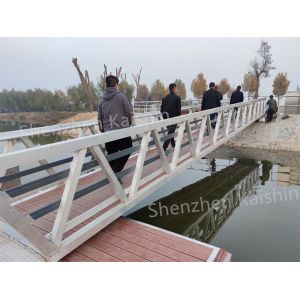 High-Quality Marine Aluminum Gangways Ramps For Floating Dock Pontoon With Bolts
