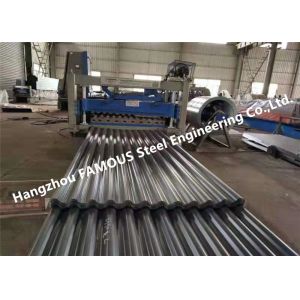 180 Tons Galvanized Color Steel Sheet And Q345b Steel Structure Members