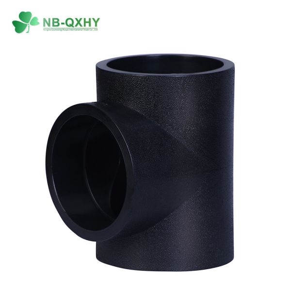 Plastic Pipe Fitting Reducing Tee Equal Tee Butt Fusion HDPE Tee for Lateral
