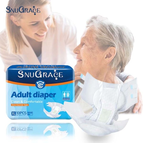 Quality SnuGrace Adult Diaper Large Size Disposable Diapers for Elderly Thickened Anti-Leak wholesale