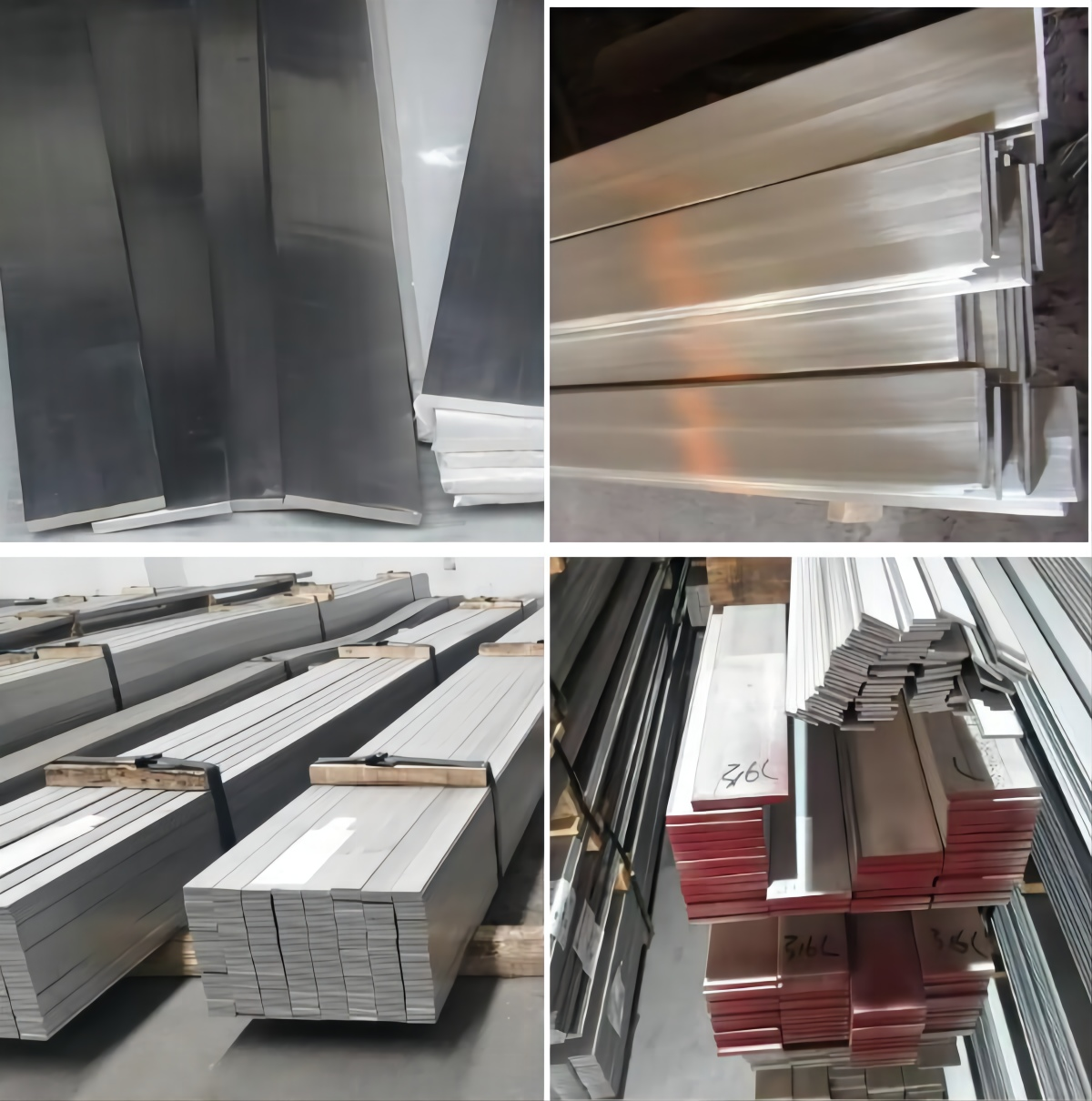 Hl Mirror 304 316 Stainless Steel Flat Bar Round Square Hexagonal For Industry Construction Valve Steels