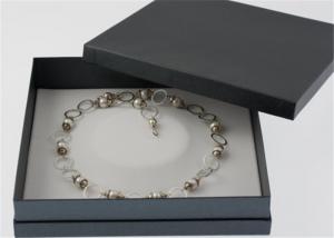 Cheap Brcacelet Packaging Paper Jewelry Box Elegant Style Luxury Waterproof Velvet for sale