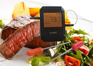 Cheap LCD Screen Bluetooth BBQ Thermometer Digital Alarm Wireless Monitor Support IOS Android for sale
