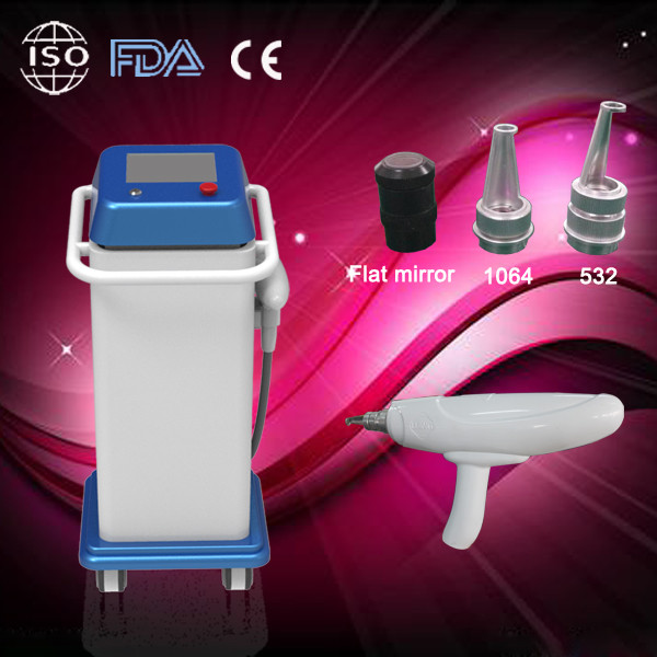 Quality High energy Pulse Q Switched ND Yag Laser machine For Permanent Tattoo Removal wholesale