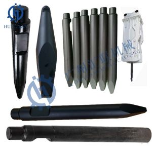 China Indeco Hydraulic Breaker Tool Rod Drill Bit Chisel For MES650P MES621 MESUP620 MES462 MES521 MES550 MES452 MES553 Hammer on sale