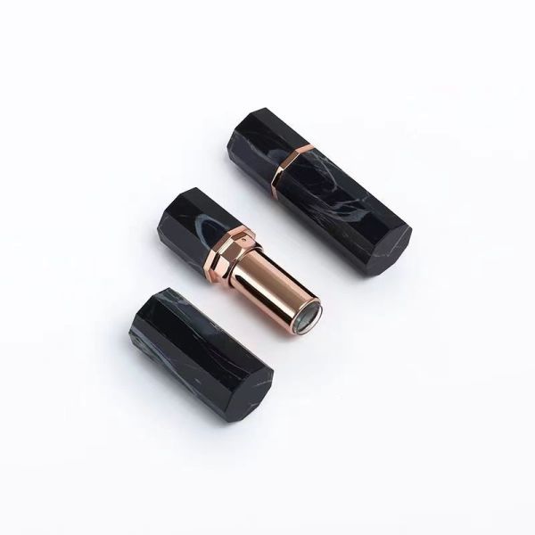 Quality Luxury Customized Hexagon Shape Empty Lipstick Cases With Seal Ring wholesale