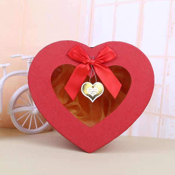 Quality Customized Heart-Shaped Flower Gift Box Packaging with Rigid Box and Matt Lamination wholesale