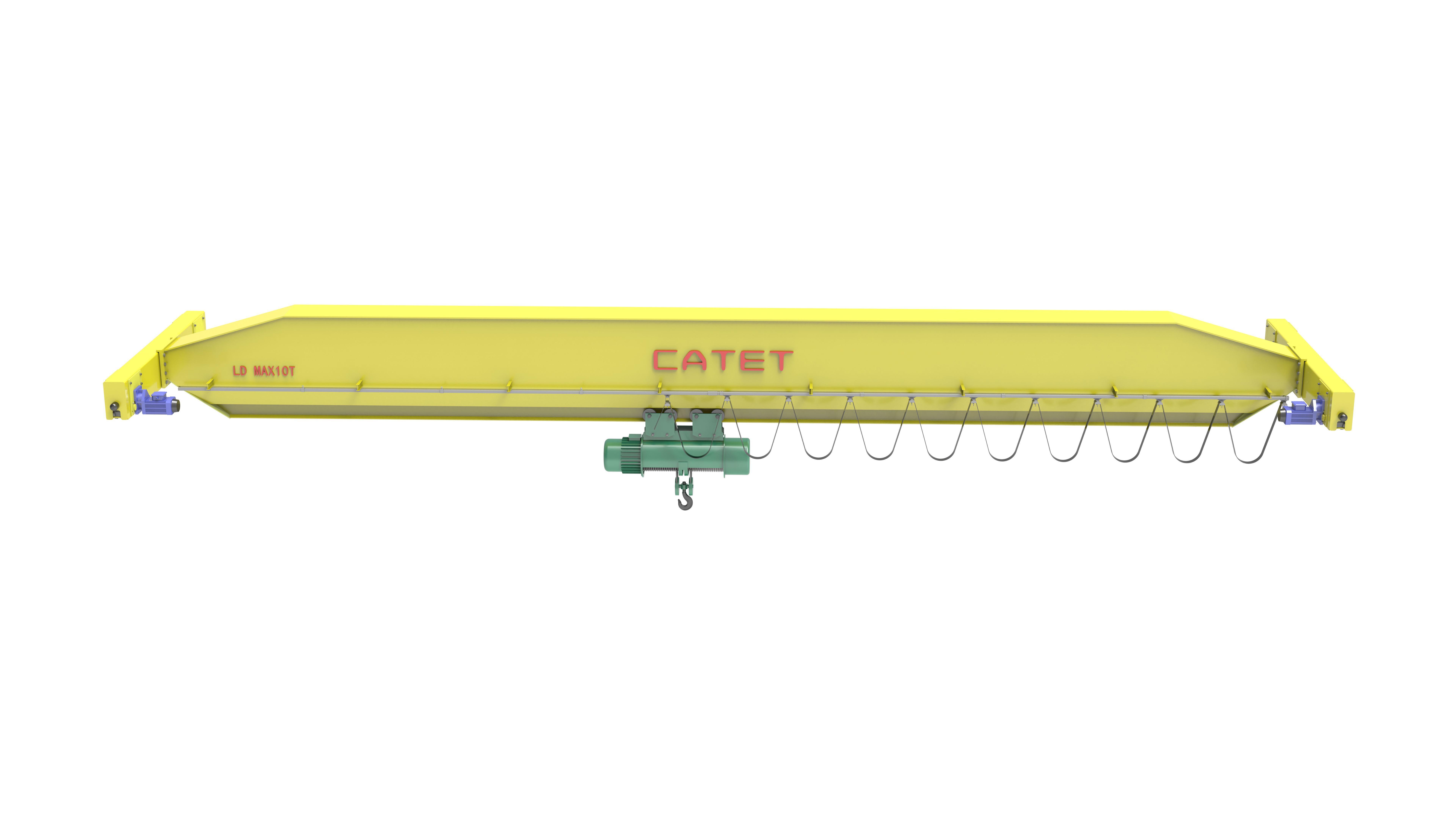 Cheap Versatile Overhead Crane with 1-10t Capacity and 6-30m Lifting Height for Various Applications for sale