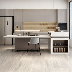 Office Building Furniture Multifunctional Home Bar Table with Refrigerated