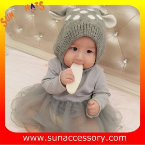 AK17022 Sun Accessory customized wholesale baby kids knitted beanie caps and