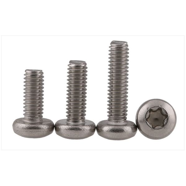 18-8 Stainless Steel Tamper Proof Torx Screws M3 With Right Hand Thread Direction
