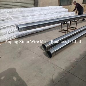 Customized Stainless Steel no Magnetic V Wire Wedge Wire Wrapped Screen Pipe