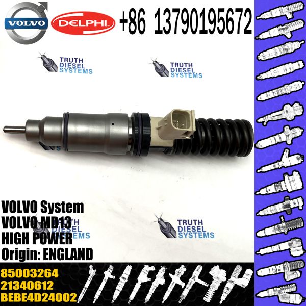 Common Rail Uint Electric Injector Fuel Pump Nozzle BEBE4D24002 for excavator EC480 21340612 21371673 85003264
