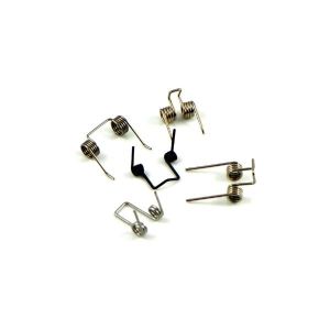 3/8" 3/4" 3/16" Double Helical Torsion Spring Bracket Clips Stainless Steel