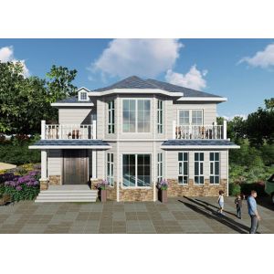 Modern Prefabricated Prefab Villa Light Gauge Steel Structure Housing Modular