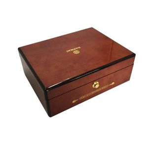 China Mobile Phone Wooden Gift Packing Box With Lacquer Painting And Hidden Magnet on sale