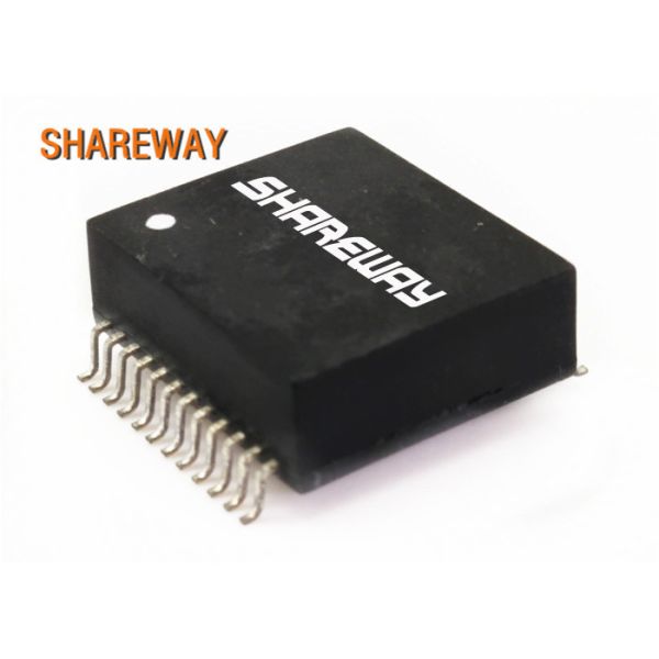 24 Pins 10G Base T Surface Mount Transformer 120uH Inductance M2405CG 15.0x13