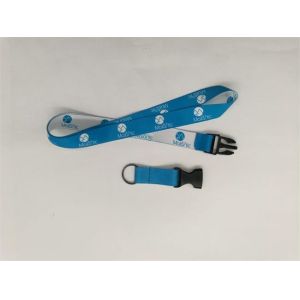 Personalized Printed Sublimation Woven Polyester Lanyard / Advertising Custom