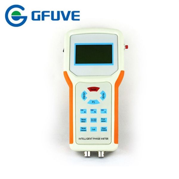 Double Clamp Digital Phase Angle Meter Small Size Multi Function 3.7V Batteries