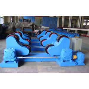 Yellow 500mm 100T Pipe Welding Self Aligning Rotators ISO9000