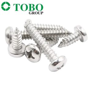 Stainless Steel DIN7981 Phillips Drive Pan Head Sharp Point Self Tapping Screw