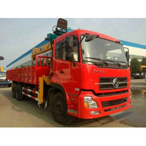 China Dongfeng 6x4 LHD, RHD Truck Mounted Crane with Capacity 13ton for Sale on sale
