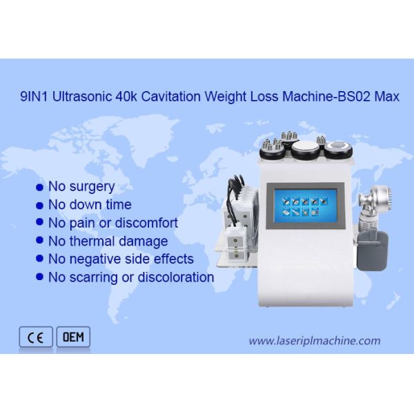 9 In 1 Ultrasonic 40k Cavitation Body Slimming Machine Weight Loss Reshape