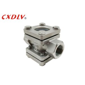 Plain Threaded 3/4" Flow Indicator PN16 Flanged Sight Glass