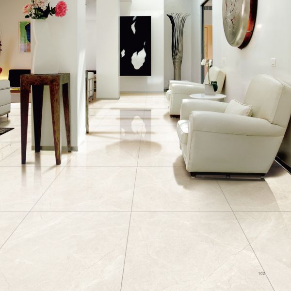 Quality Polished Glazed Porcelain Tile with Rectified Edge 9mm Thickness wholesale
