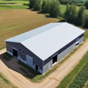 China Metal Steel Structure Warehouse Prefab Logistics Building With Sliding Or Rolling Door on sale