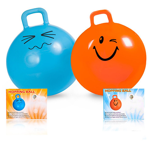 Quality 45cm Inflatable Space Hopper Ball Toy Bouncer Improve Balance Strength wholesale