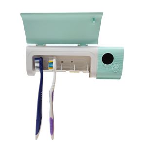 China Cyan USB Charging 10000HD 225g 150ma UV toothbrush holder on sale