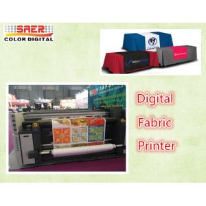 Inkjet Fabric Digital Textile Printing Machine Double Vision Fabric Printer