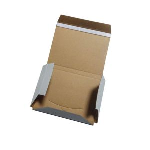 Custom Eco-Friendly Cardboard Envelope Mailer Cover Self Seal Zipper Mailer Box