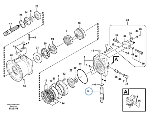 Excavator Hydraulic Relief Valve Hitachi Hyundai Vîlvă First Class Rotary Motor Relief Valve