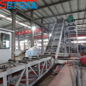 Gold and Diamond Mining Dredger with Agitation Chute Width 4.5m-10m Low Shipping