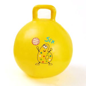 Unisex Ride Toys Kids Bouncy Hopper Jumping Inflatable Bouncer Ball